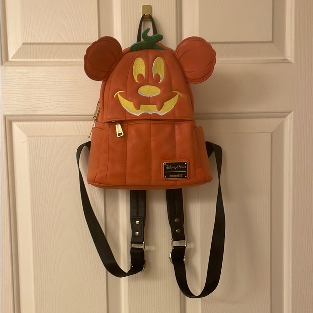Loungefly Pumpkin Mickey Bag